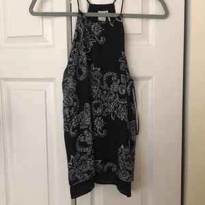 Cute high neck dressy tank top